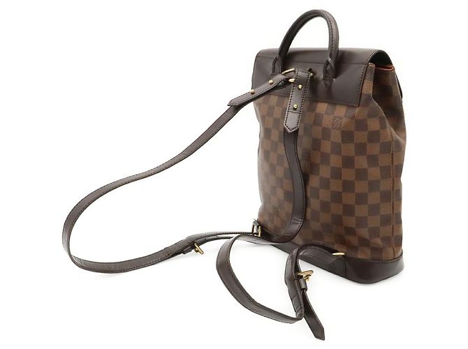 Mochila Louis Vuitton Damier Soho Castaño - vista 2