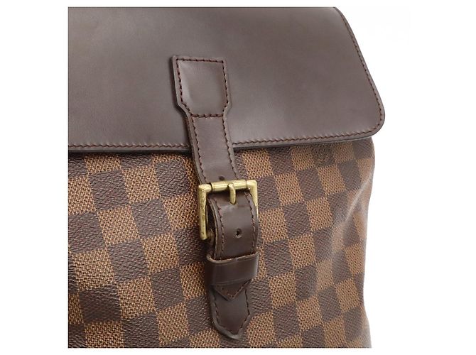 Mochila Louis Vuitton Damier Soho Castaño - vista 9