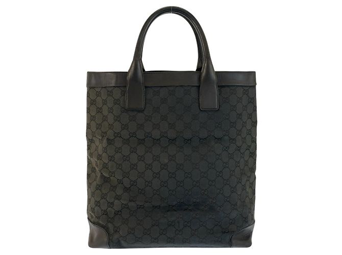 Gucci Tote Bag Schwarz Stoff - Ansicht 2