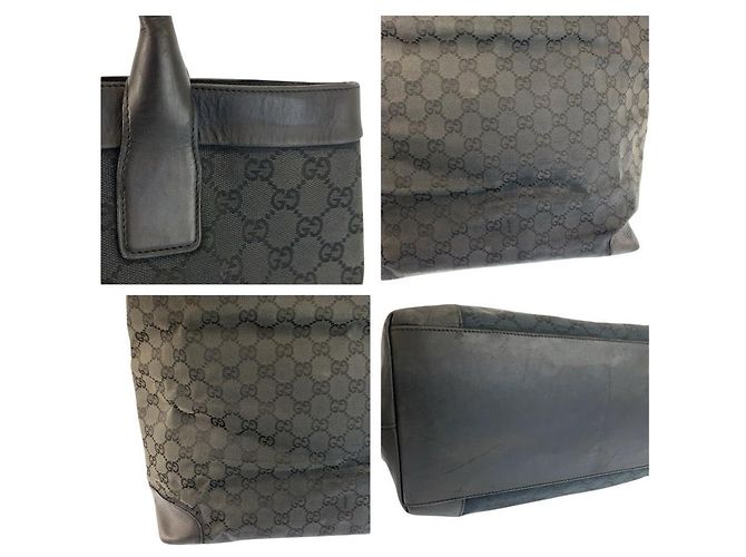 Gucci Tote Bag Schwarz Stoff - Ansicht 5