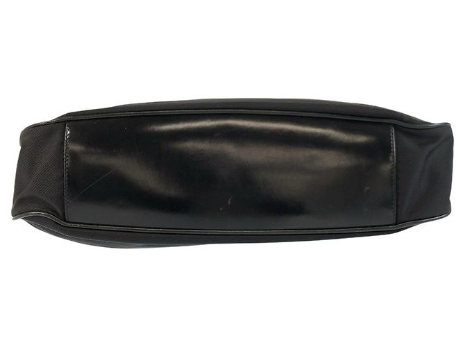 Borsa a spalla Gucci in nylon nero - vista 10