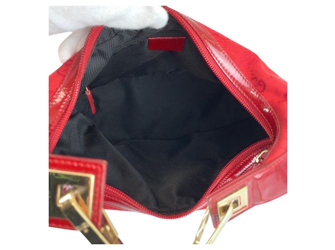 Borsa a tracolla hobo Gucci Rosso - vista 10