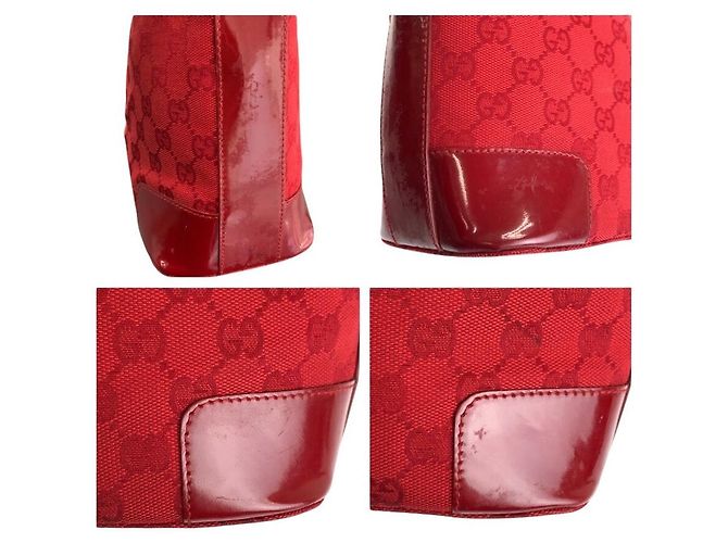 Borsa a tracolla hobo Gucci Rosso - vista 5
