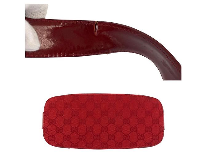 Borsa a tracolla hobo Gucci Rosso - vista 7