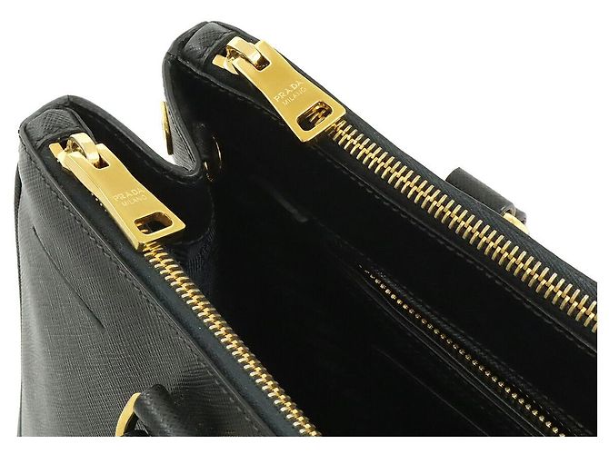 Prada Galleria Saffiano Tote Schwarz - Ansicht 5