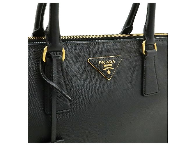 Prada Galleria Saffiano Tote Schwarz - Ansicht 8