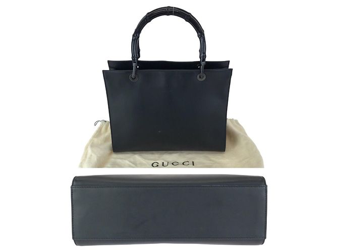 Gucci Bamboo Tote Bag Schwarz - Ansicht 10