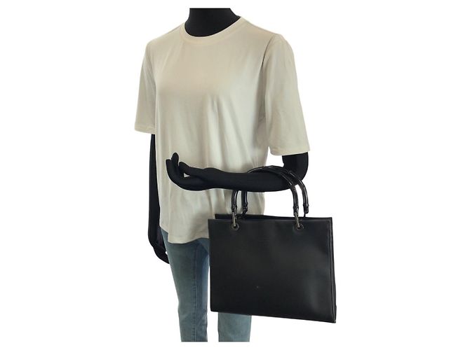 Gucci Bamboo Tote Bag Schwarz - Ansicht 7