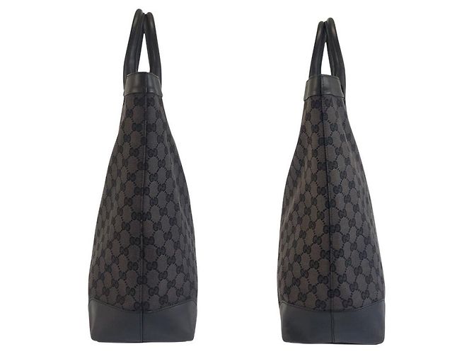 Borsa Tote Gucci GG Canvas Nero - vista 8