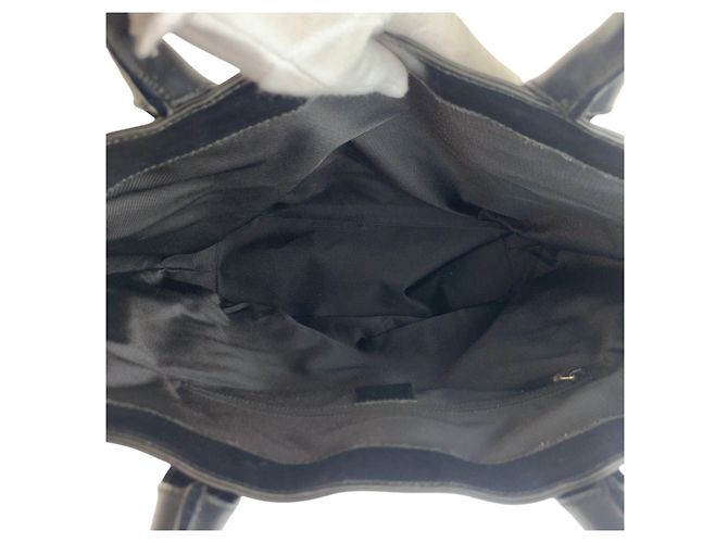 Borsa Tote Gucci GG Canvas Nero - vista 9