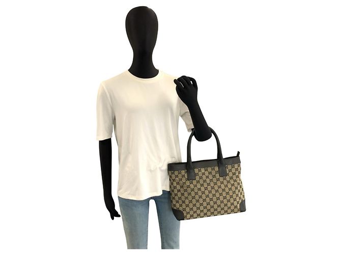 Gucci GG Canvas Tote Bag Schwarz - Ansicht 6