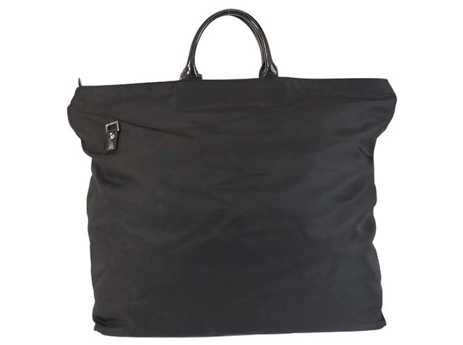 Borsa Tote Gucci in Nylon Nero - vista 2