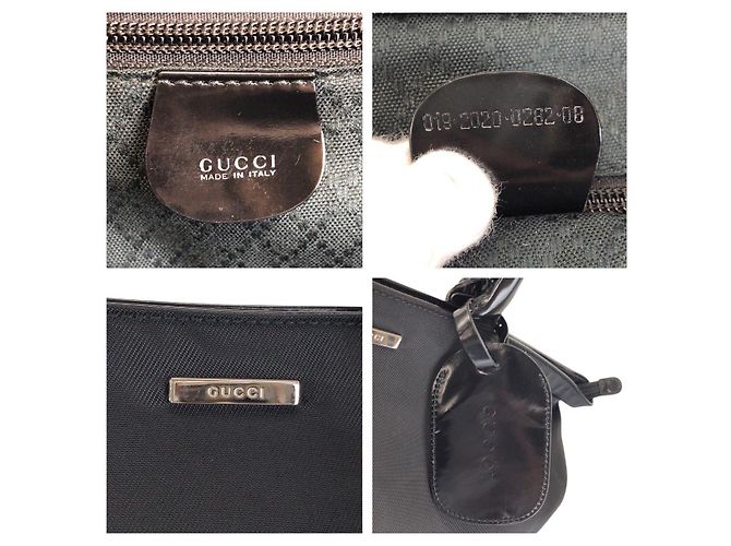 Borsa Tote Gucci in Nylon Nero - vista 3