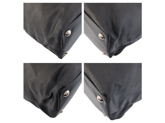 Borsa Tote Gucci in Nylon Nero - vista 4