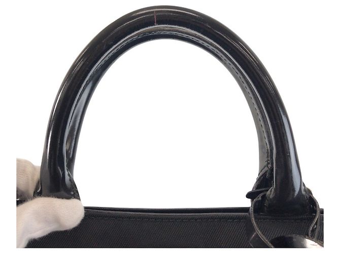 Borsa Tote Gucci in Nylon Nero - vista 8