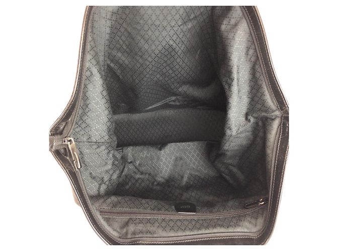 Borsa Tote Gucci in Nylon Nero - vista 9