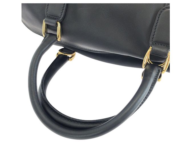 Gucci Vintage Mini Boston Handtasche Schwarz - Ansicht 5