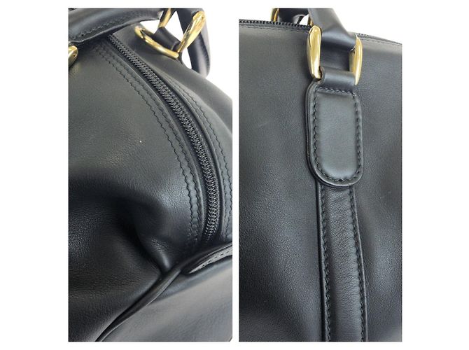 Gucci Vintage Mini Boston Handtasche Schwarz - Ansicht 6