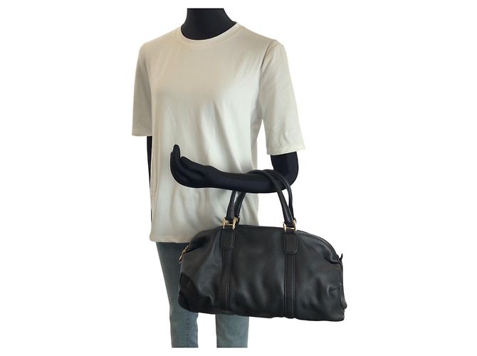 Gucci Vintage Mini Boston Handtasche Schwarz - Ansicht 7