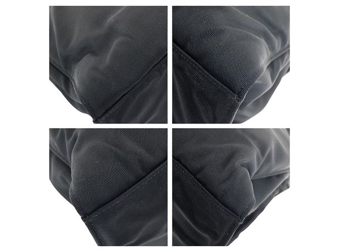 Gucci Bamboo Nylon Tote Bag Schwarz - Ansicht 3