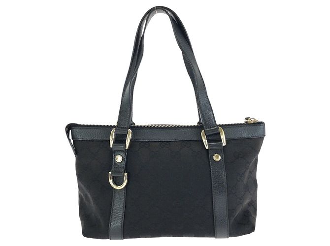 Gucci Abbey Tote Bag schwarz Stoff - Ansicht 2