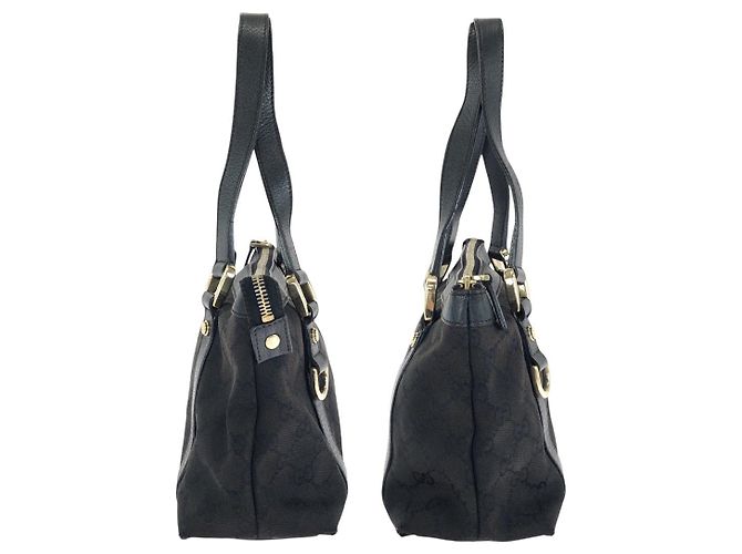 Gucci Abbey Tote Bag schwarz Stoff - Ansicht 8