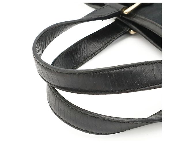 Mini Tote Gucci GG Canvas Nero - vista 4