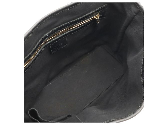 Mini Tote Gucci GG Canvas Nero - vista 5