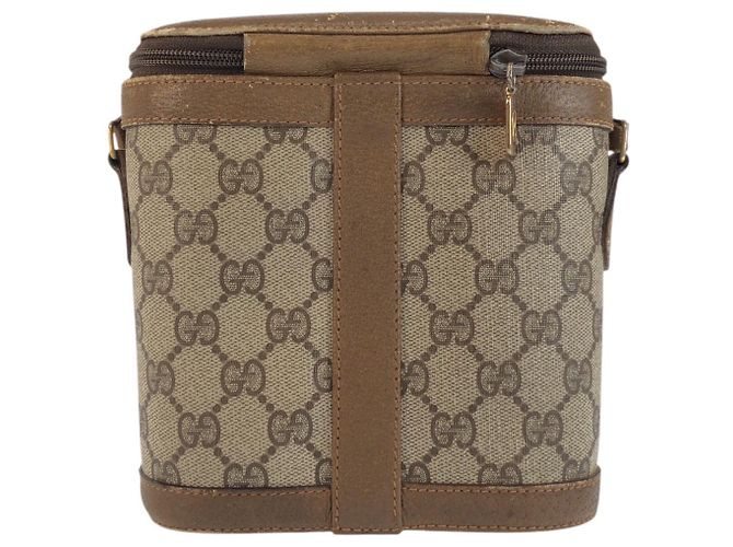 Borsa a tracolla Gucci Sherry Line Marrone Beige - vista 2
