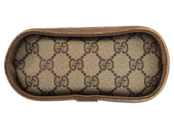 Borsa a tracolla Gucci Sherry Line Marrone Beige - vista 9