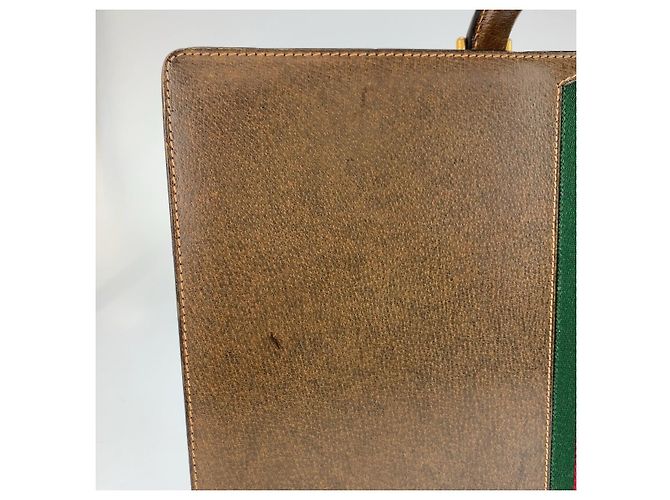 Borsetta Gucci Sherry Line Marrone - vista 5
