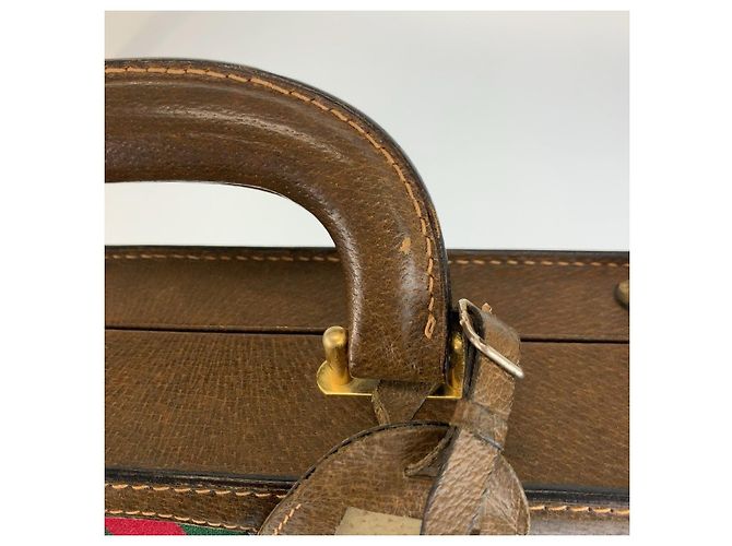Borsetta Gucci Sherry Line Marrone - vista 6