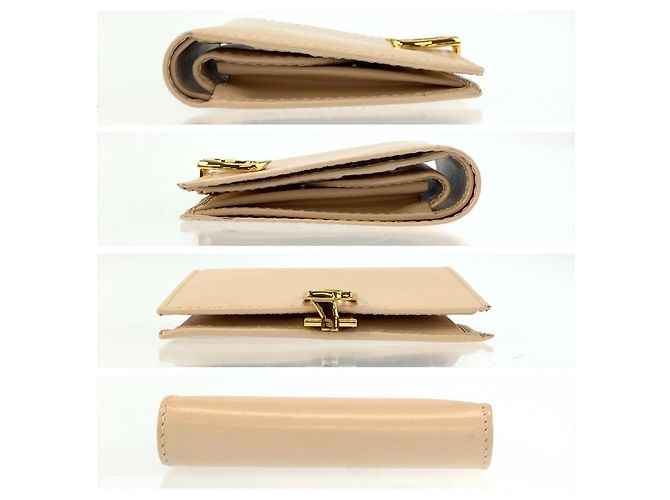 Portafoglio compatto Gucci G Logo Marrone Beige - vista 10