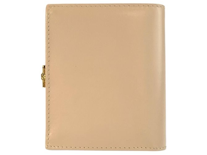 Portafoglio compatto Gucci G Logo Marrone Beige - vista 2