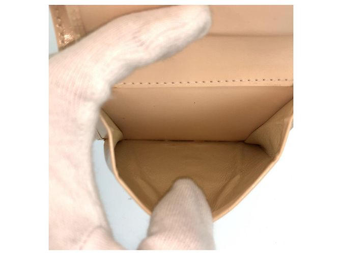 Portafoglio compatto Gucci G Logo Marrone Beige - vista 6