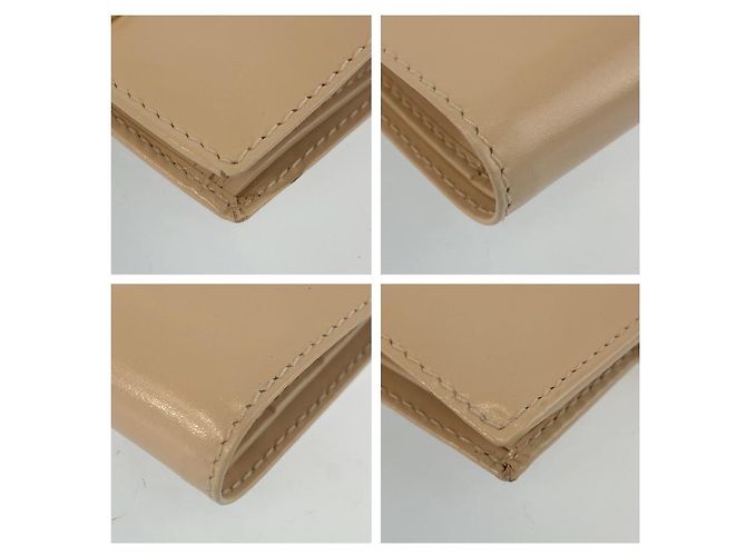 Portafoglio compatto Gucci G Logo Marrone Beige - vista 8