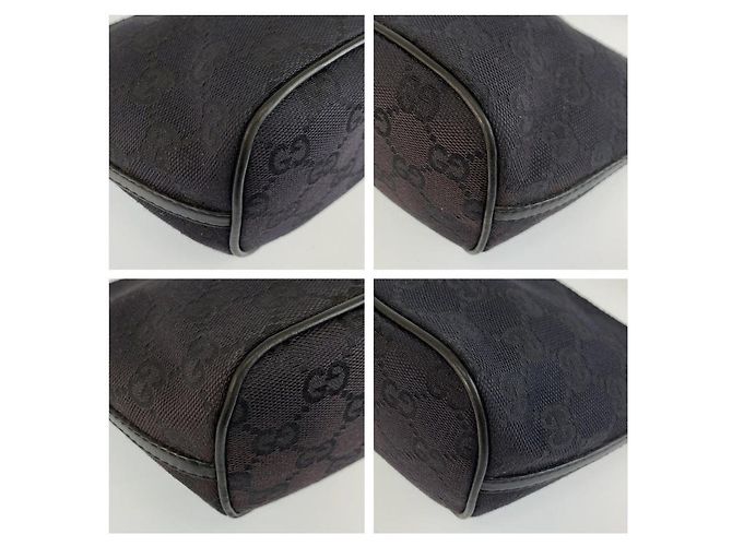 Borsa Gucci in tessuto nero - vista 4