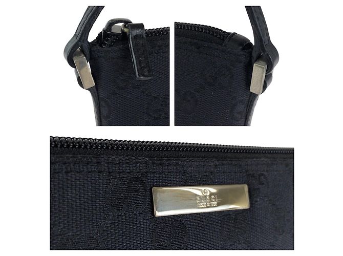 Borsa Gucci in tessuto nero - vista 5