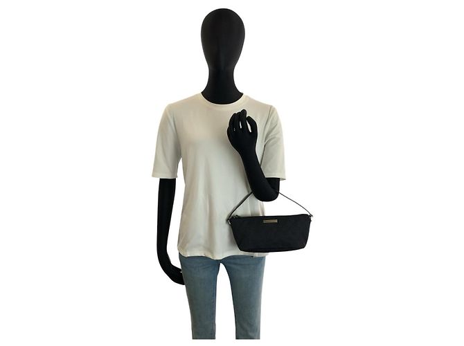 Borsa Gucci in tessuto nero - vista 6