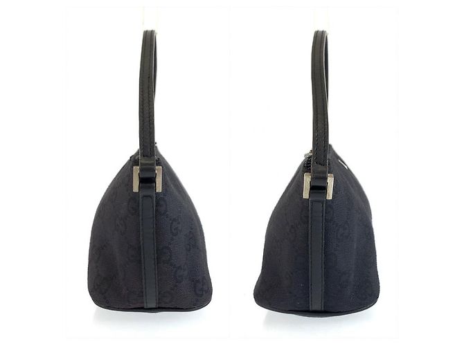 Borsa Gucci in tessuto nero - vista 7