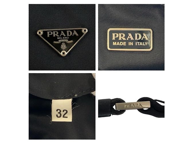 Pouch accessori Prada Tessuto Nero - vista 3