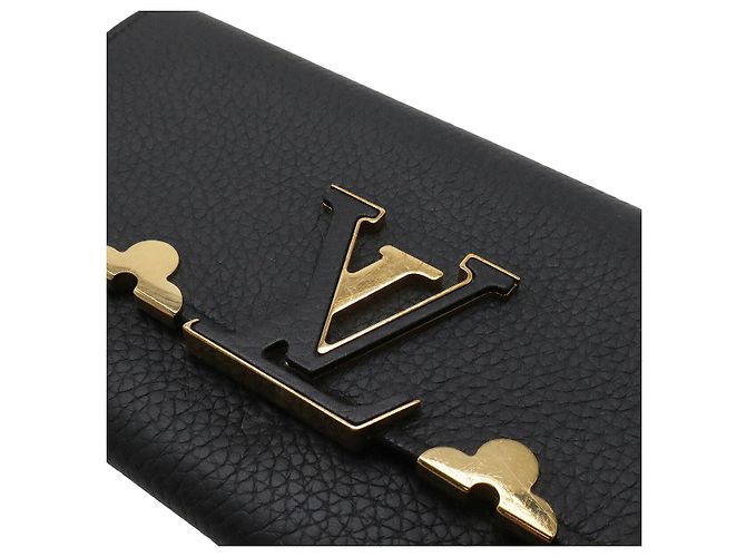 Louis Vuitton Portefeuille Capucines Long Wallet Nero - vista 4