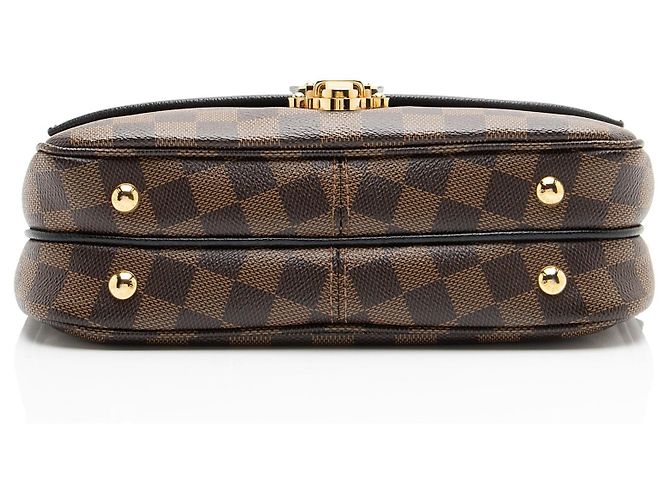 Borsa a tracolla Louis Vuitton Damier Ebene Calfskin Clapton PM Nero - vista 4