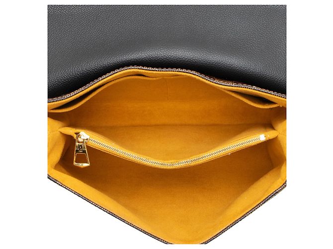 Borsa a tracolla Louis Vuitton Damier Ebene Calfskin Clapton PM Nero - vista 7