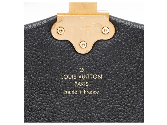 Borsa a tracolla Louis Vuitton Damier Ebene Calfskin Clapton PM Nero - vista 8