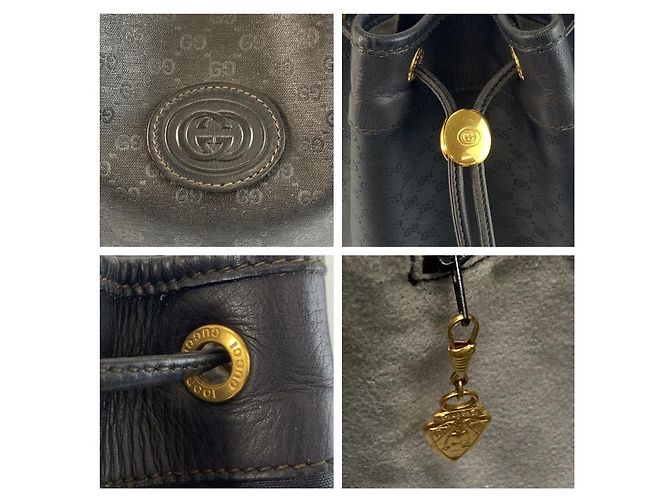 Sac à épaule Prada Micro GG Noir - vue 4