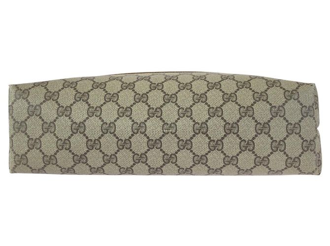 Borsa Tote Gucci GG Supreme Marrone Beige - vista 10