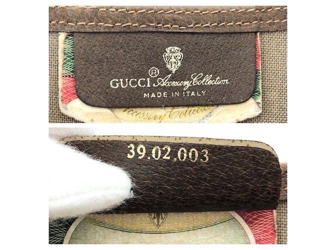 Borsa Tote Gucci GG Supreme Marrone Beige - vista 4