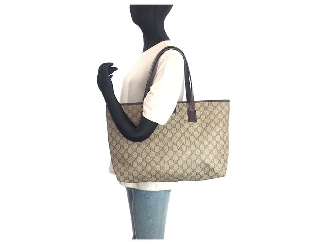 Borsa Tote Gucci GG Supreme Multicolore - vista 6