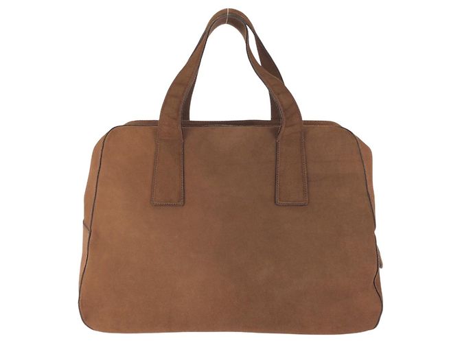 Borsa Boston Prada Marrone - vista 2